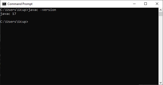 Javac Version Windows